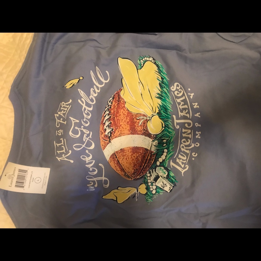Lauren James football long sleeve tee